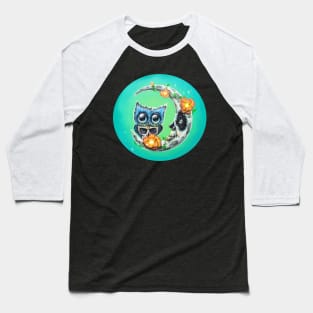 MOon and oWl Baseball T-Shirt